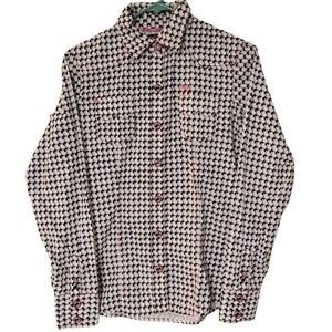 Cruel Girl Shirt Womens Small Long Sleeve Pearl Snap Buttons‎ Logo Embroidered